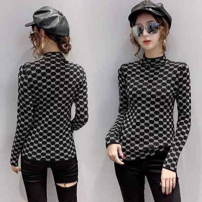 Pull à col roulé étiré