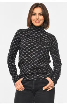 Pull à col roulé étiré