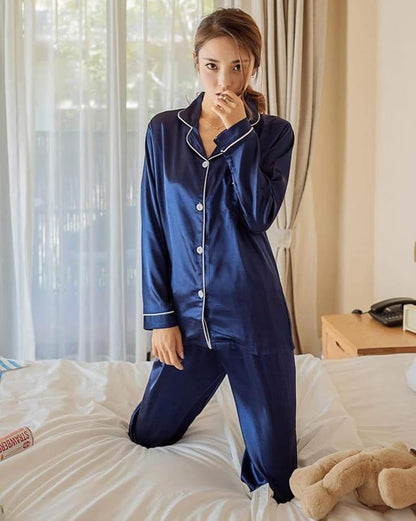 Ensemble de pyjama en soie
