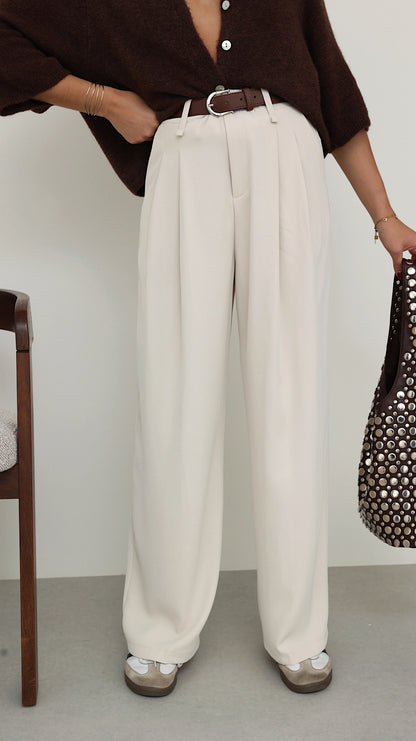 Pantalon À Jambes Larges