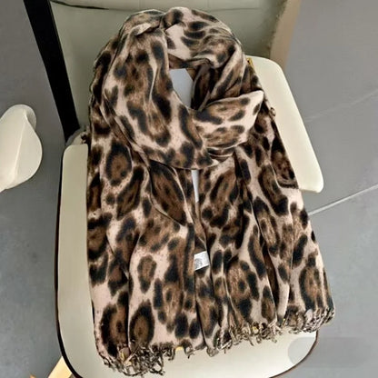 Écharpe style léopard