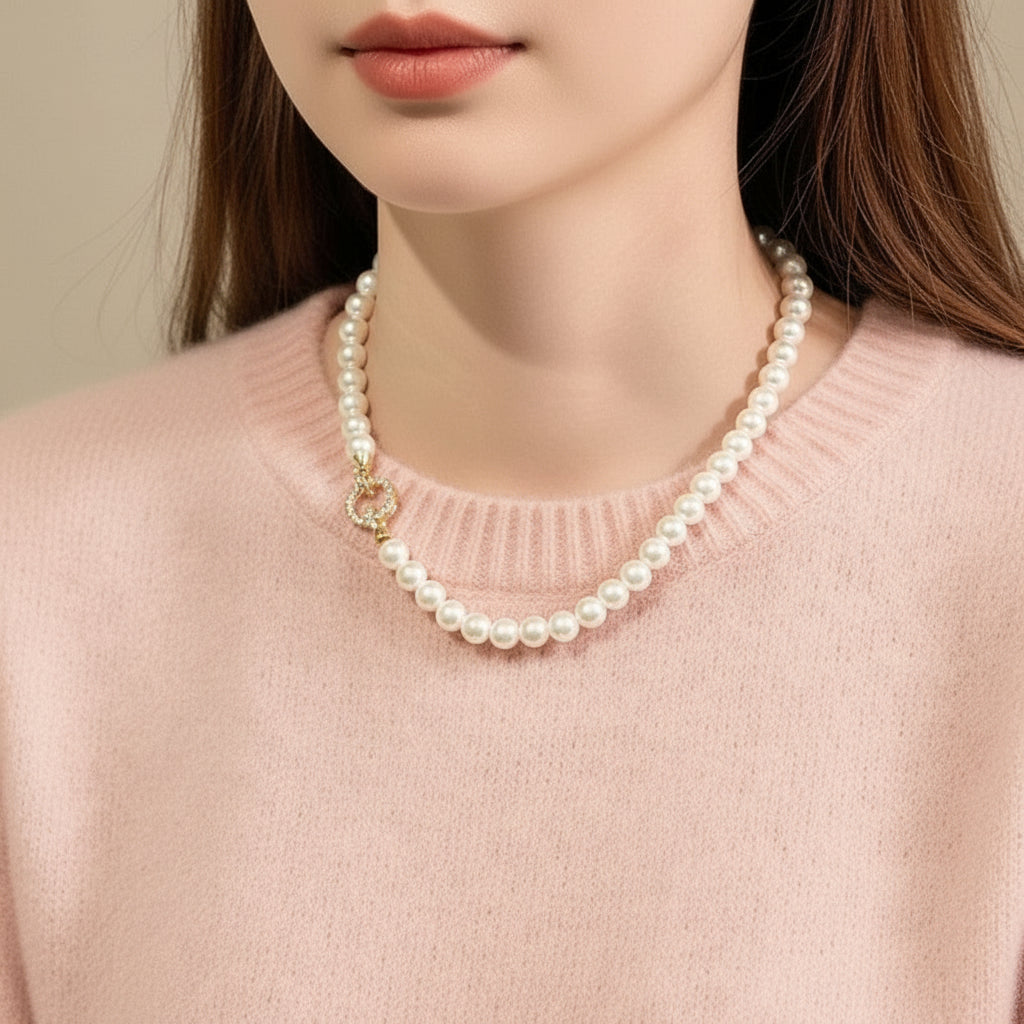 Collier et Bracelet perlé élégant