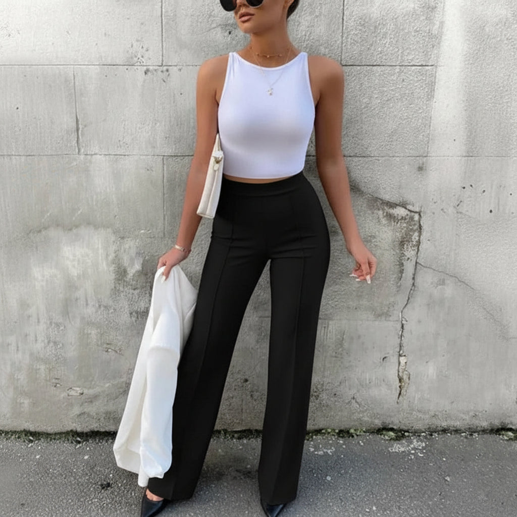 Pantalon large élégant