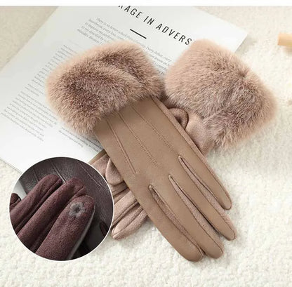 Gants femme hiver en cuir
