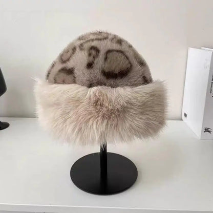 Chapeau en fausse fourrure