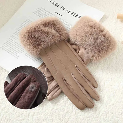Gants femme hiver en cuir