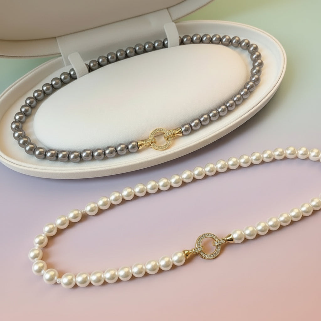 Collier et Bracelet perlé élégant