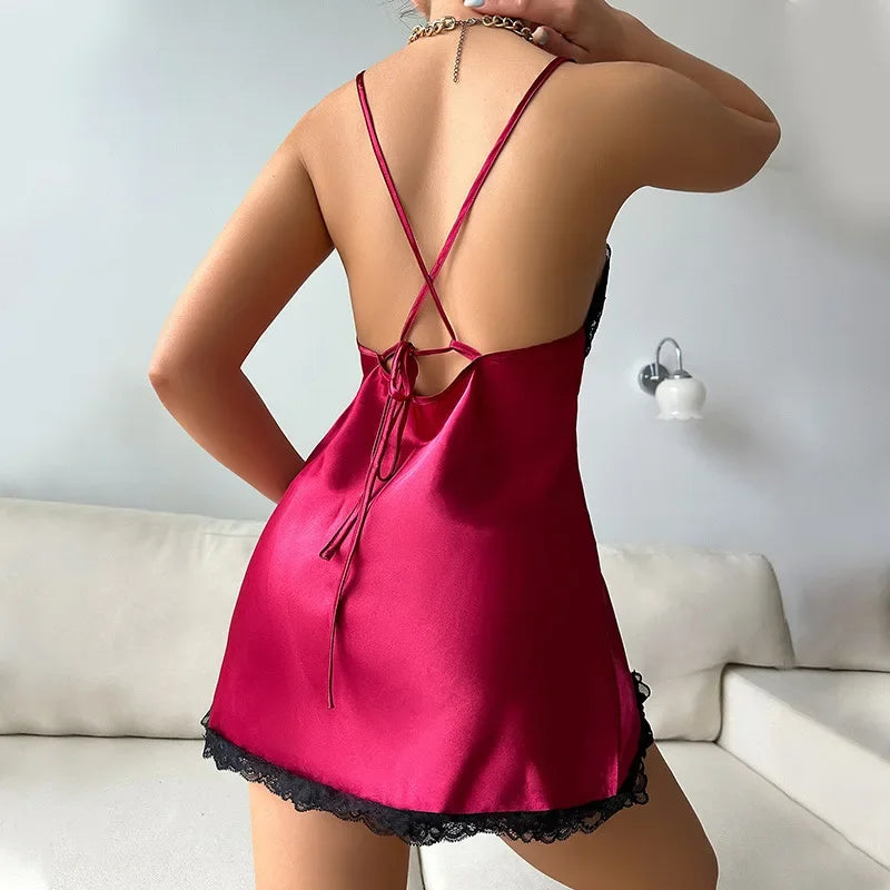 chemise de nuit jupe de nuit deux pièces ensemble