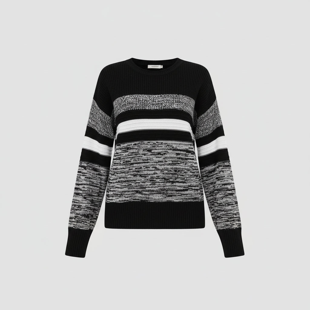 Pull en tricot à manches longues