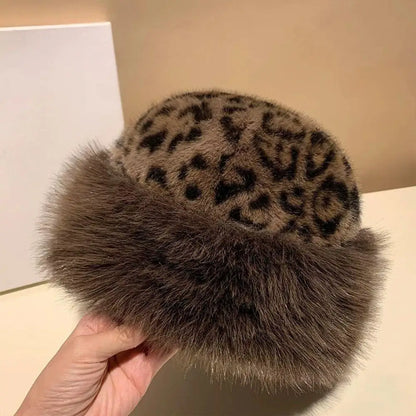 Chapeau en fausse fourrure