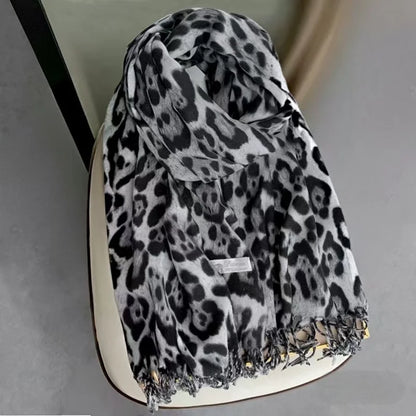 Écharpe style léopard