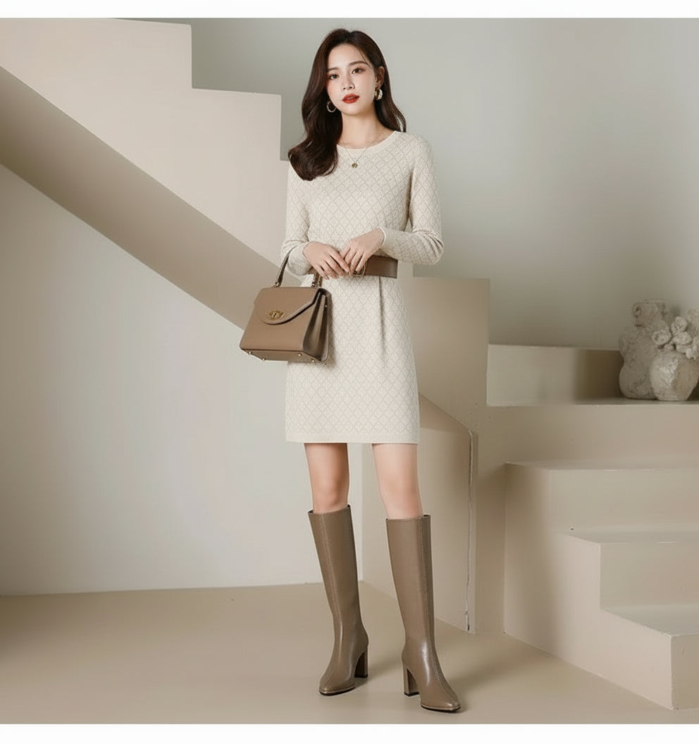 Bottes à talons hauts