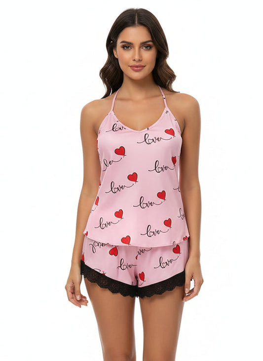 Set Nuit Cœur Femme