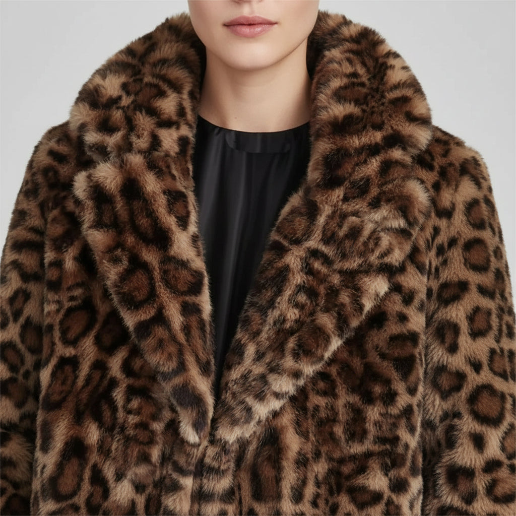 Manteau Léopard Tendance