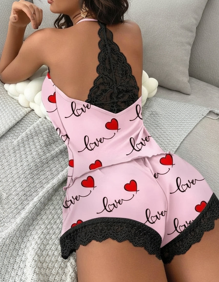 Set Nuit Cœur Femme