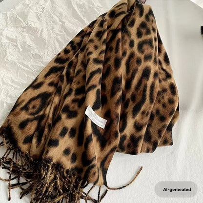 Écharpe style léopard