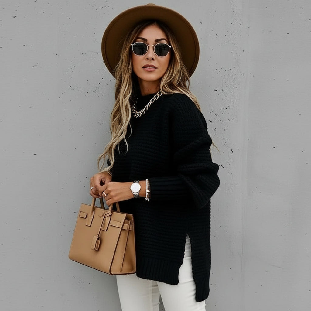 Pull Col montant Tricoté