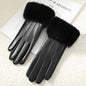 Gants femme hiver en cuir